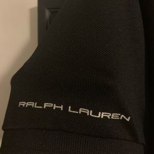 Black Ralph Lauren RLX women’s golf shirt